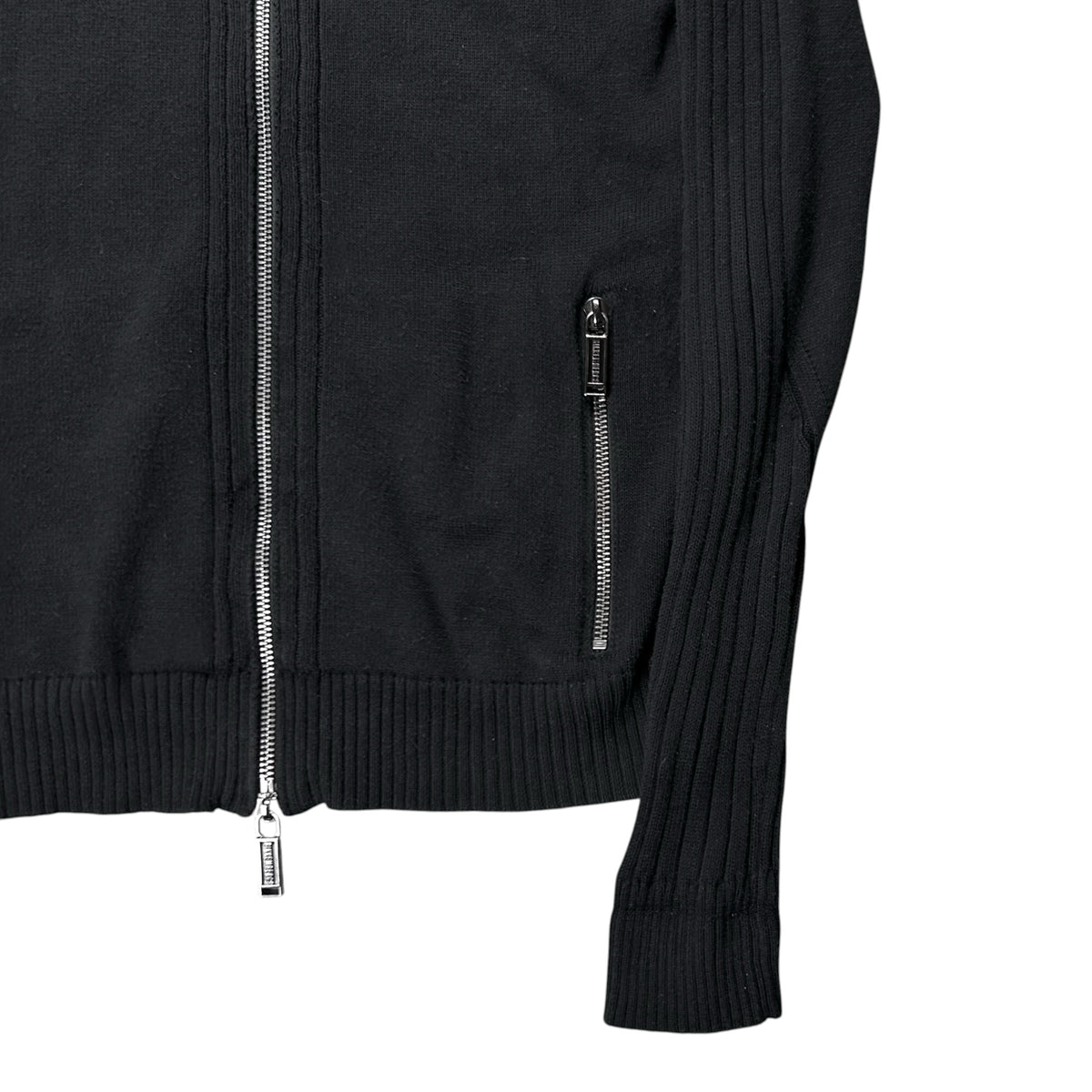 Dirk Bikkembergs Multi Zip Cargo Rib Knit Sweater - SS08