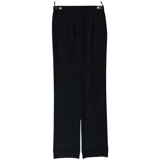 Gucci by Tom Ford Leather Waist Strap Trousers - 90s
