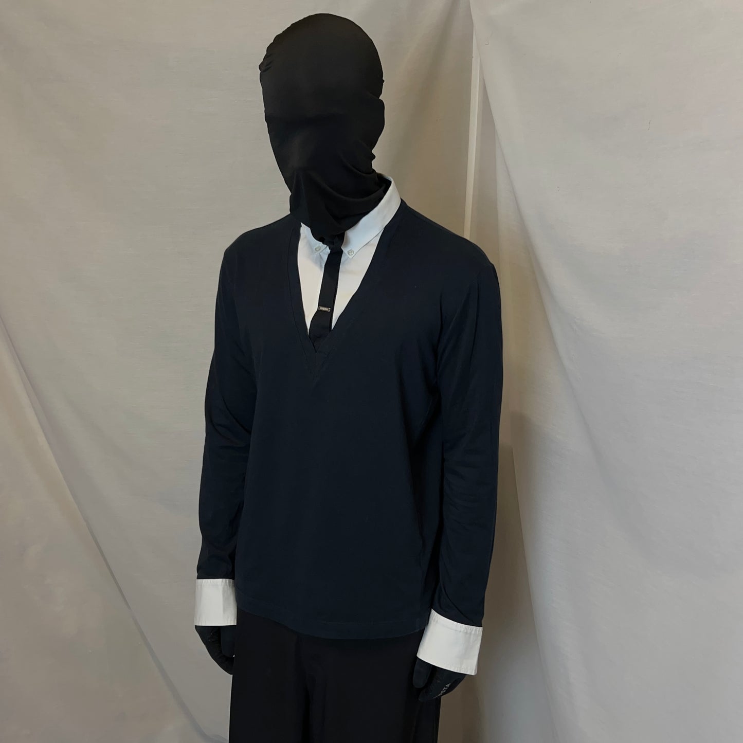 Dirk Bikkembergs Hybrid Button Up Tie Sweater