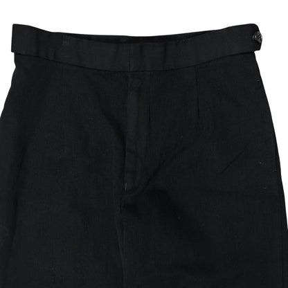 Comme des Garcons Tricot Cropped Waist Tab Wool Trousers