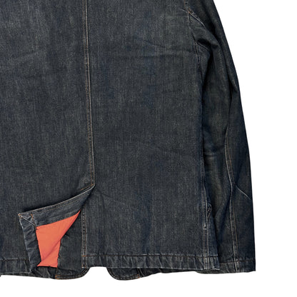 RAF by Raf Simons Padded Cargo Denim Blazer