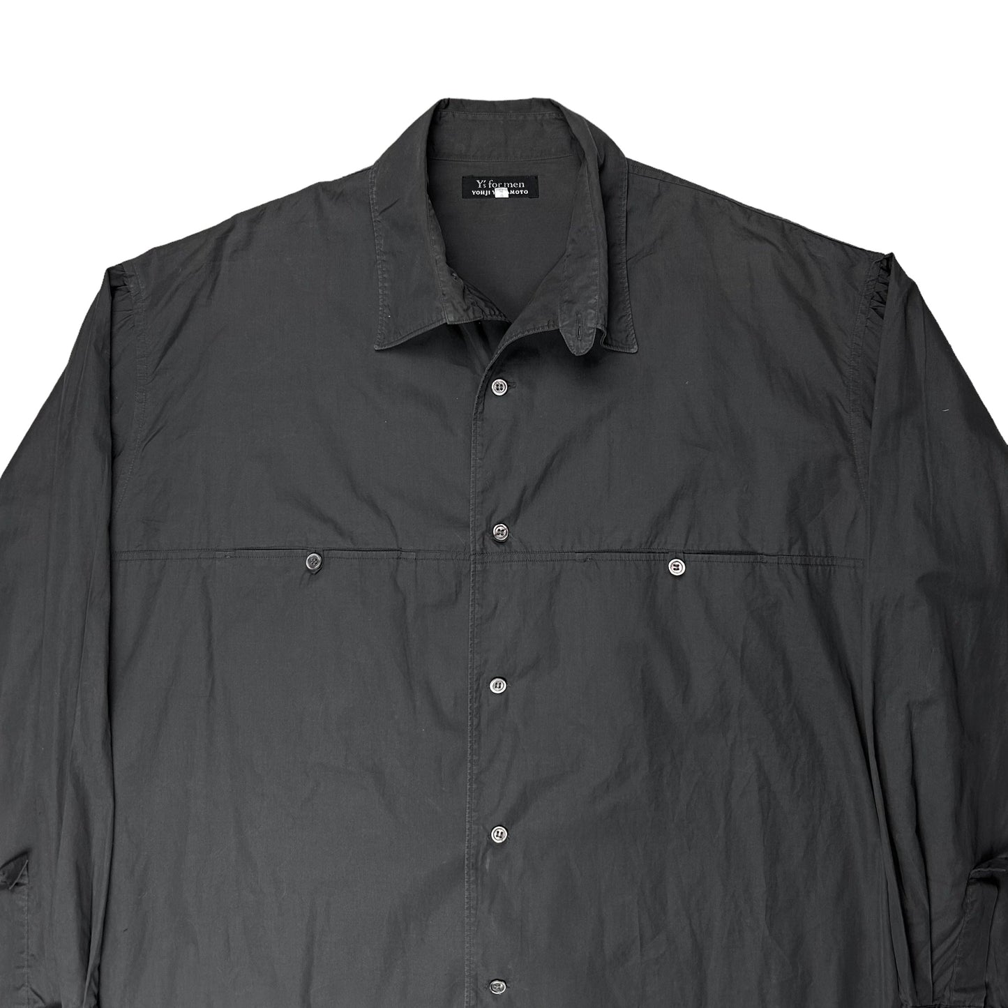 Ys Yohji Yamamoto Chest Slid Work Shirt