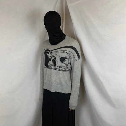 Prada Monkey Laser Cashmere Sweater - SS15