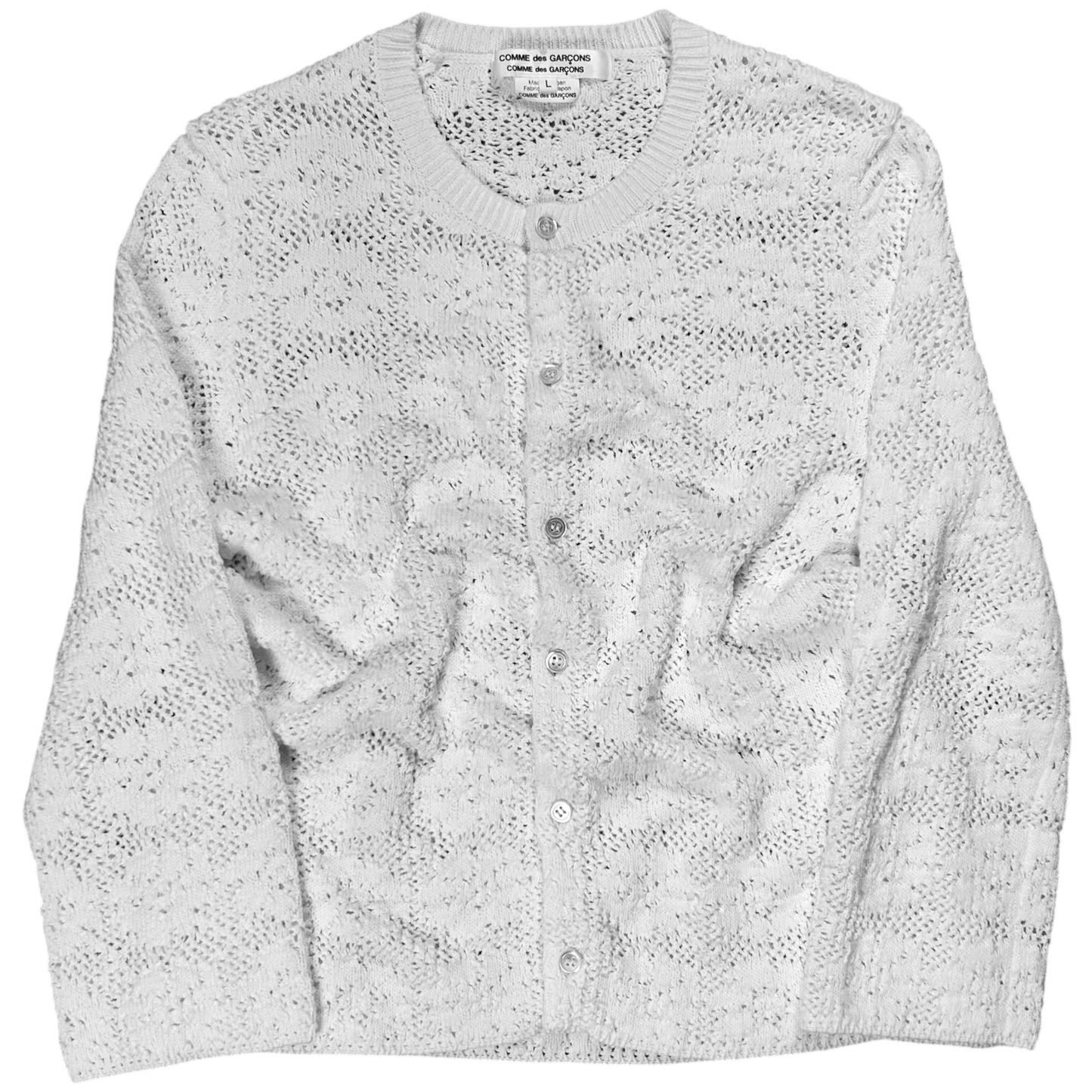 Comme des Garcons Lace Knit Cardigan - SS18