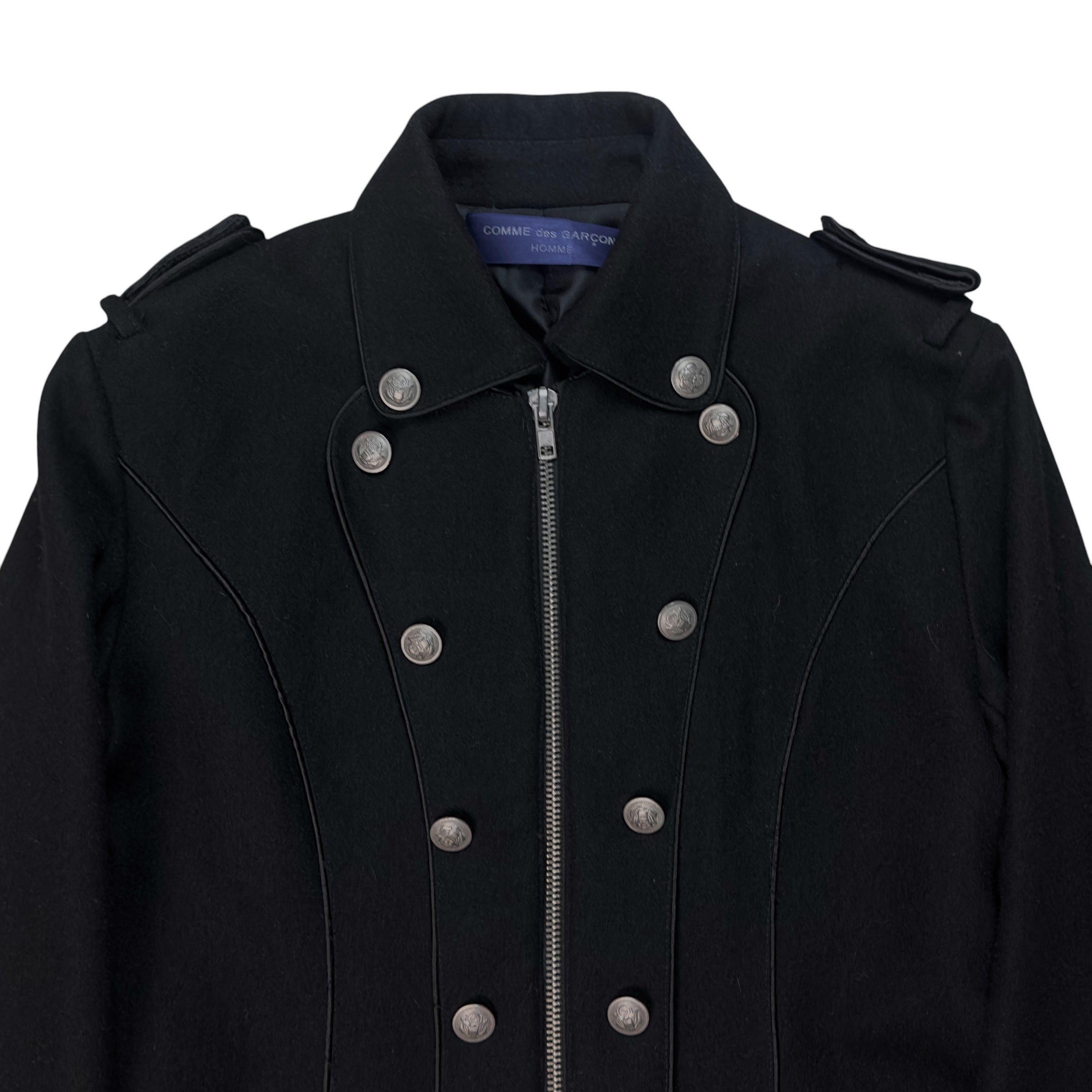 Comme des Garcons Homme Napoleon Button Wool Jacket - SS07