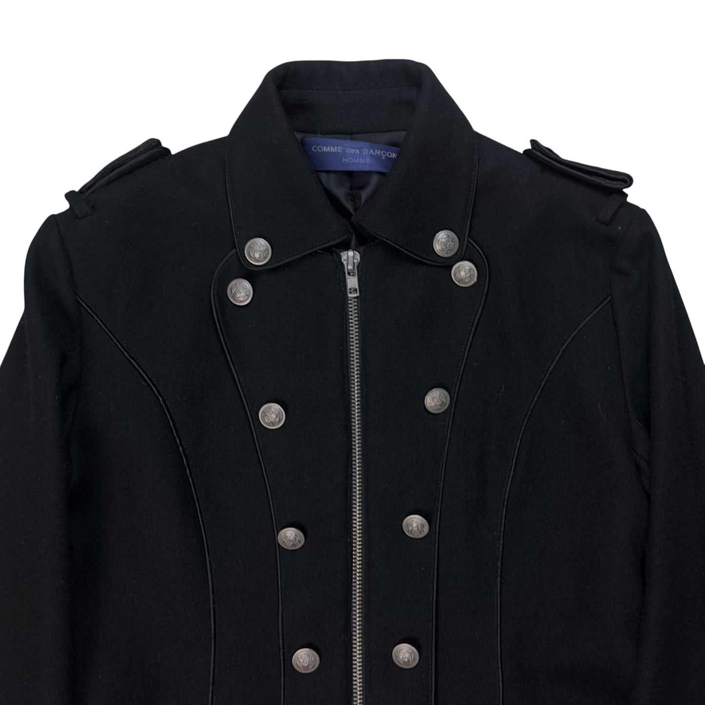 Comme des Garcons Homme Napoleon Button Wool Jacket - SS07