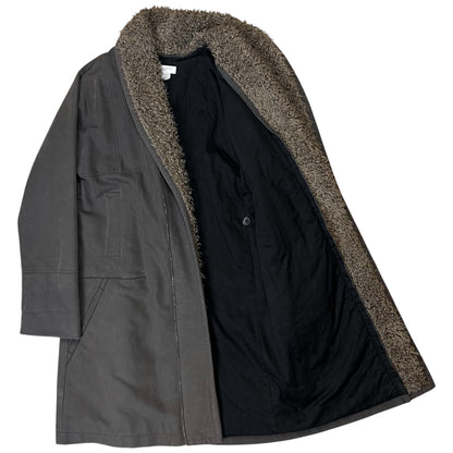 Dries Van Noten Sherpa Collar Coat - AW02