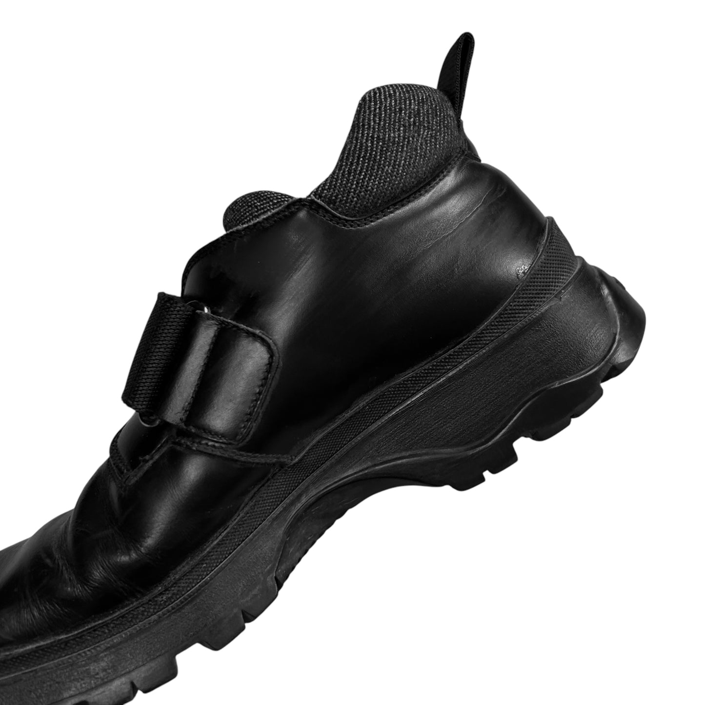 Prada Velcro Strap Hiking Derbies