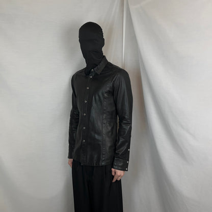 Dirk Bikkembergs Calf Leather Snap Shirt - SS10