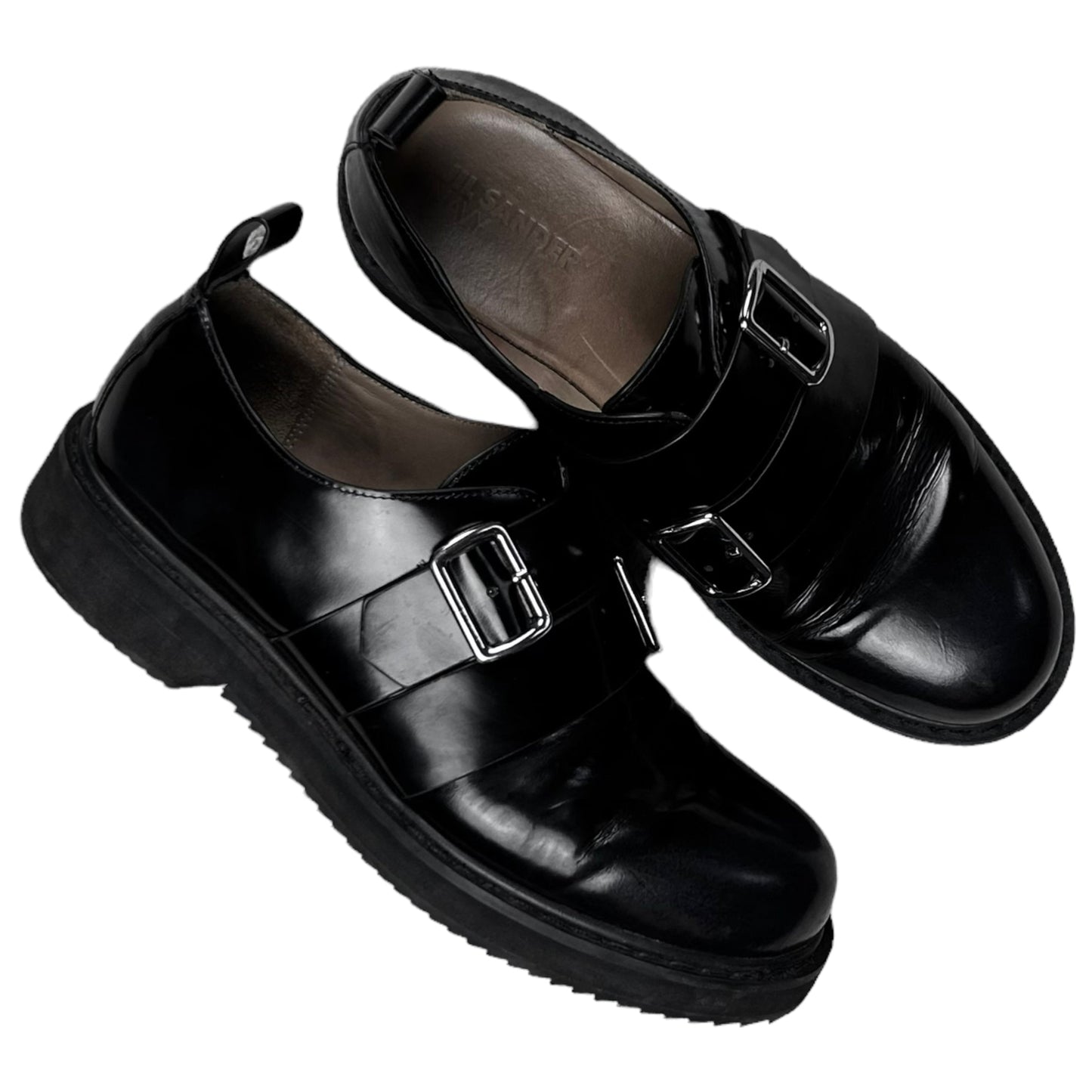 Jil Sander Double Strap Buckle Derbies