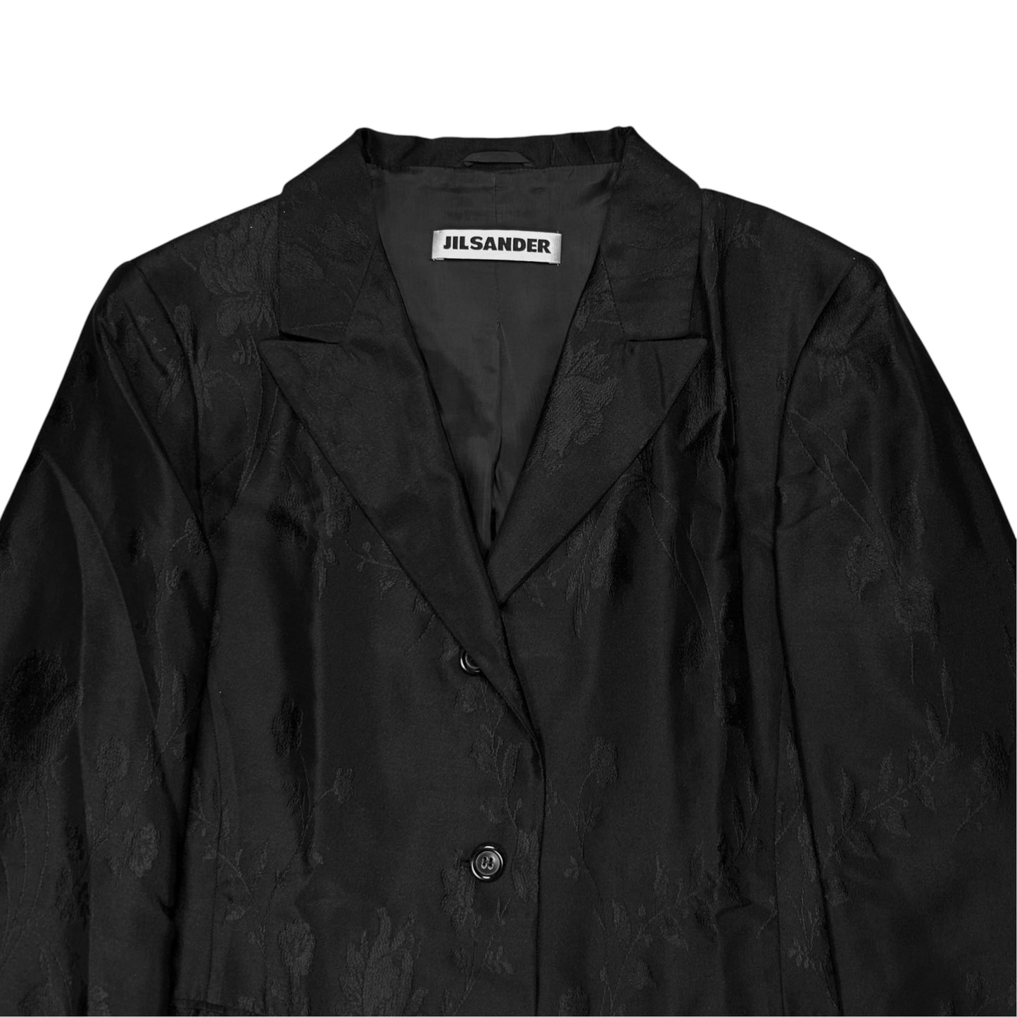 Jil Sander Floral Embroidery Blazer - 90s
