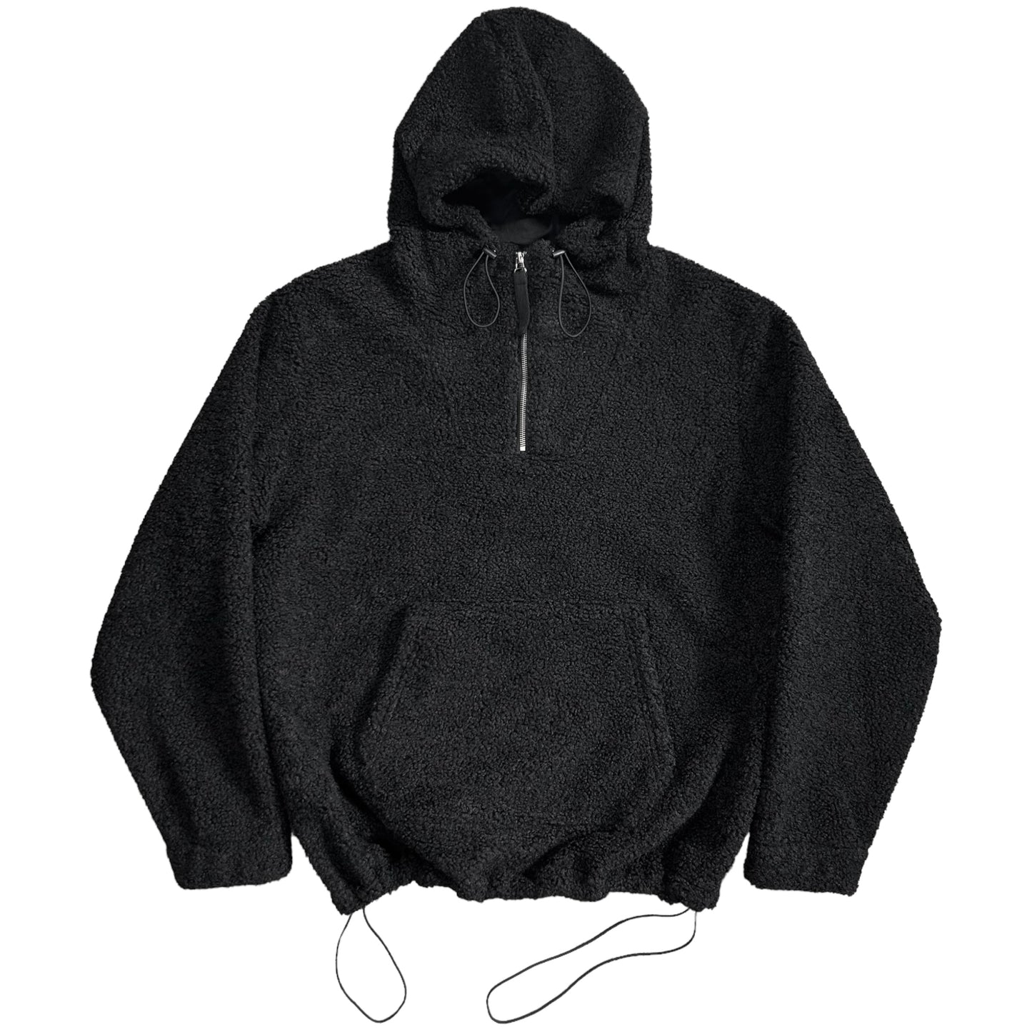 Helmut Lang Half Zip Shearling Hoodie - SS24