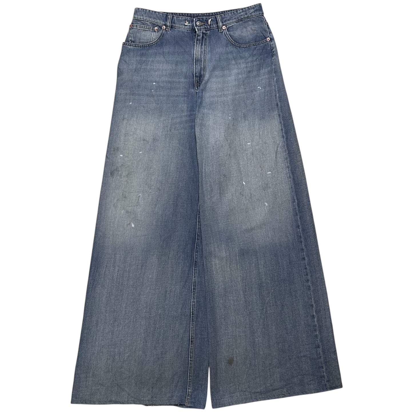 MM6 Maison Margiela Wide Dirt Wash Jeans - SS22
