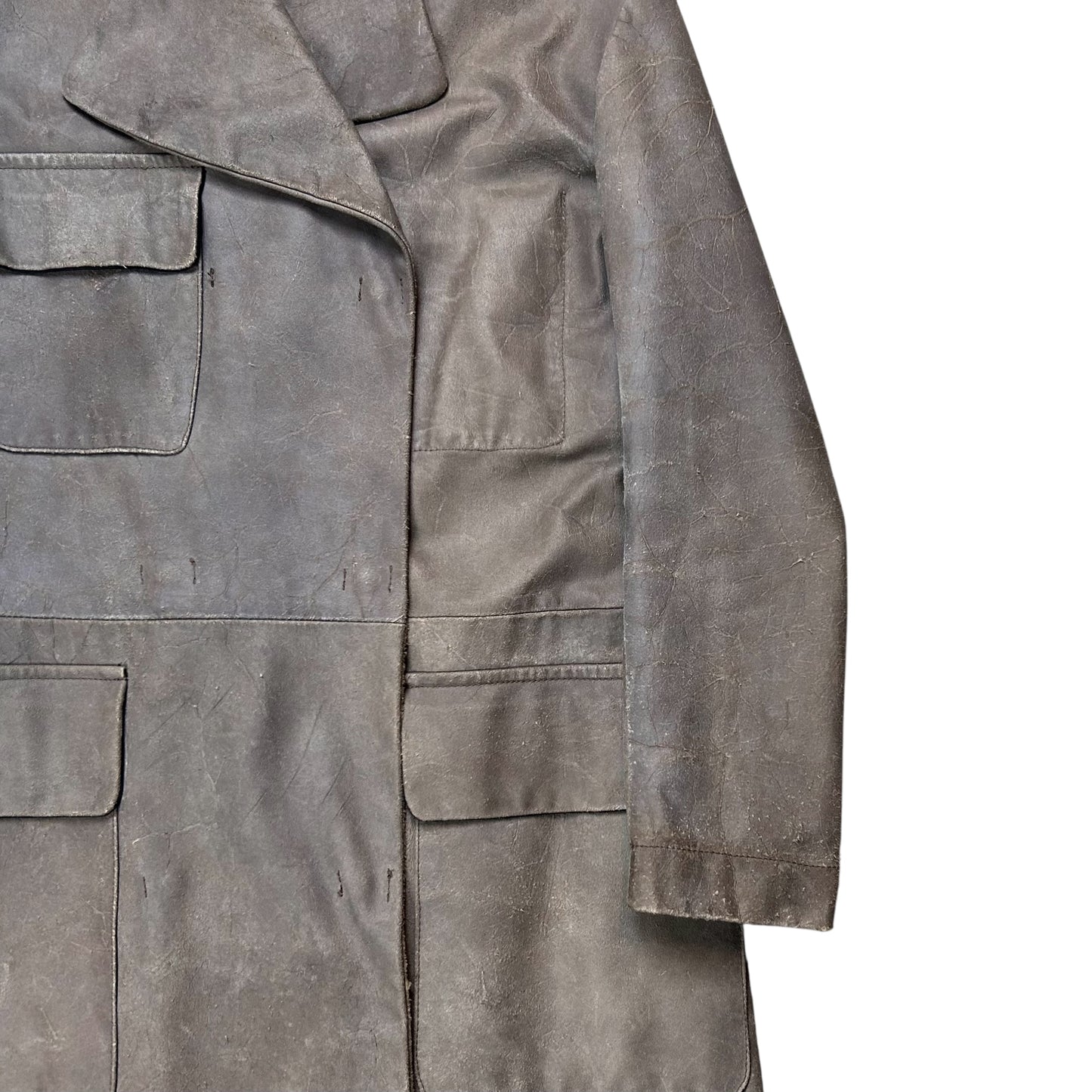 Maison Martin Margiela Leather Work Coat - AW03