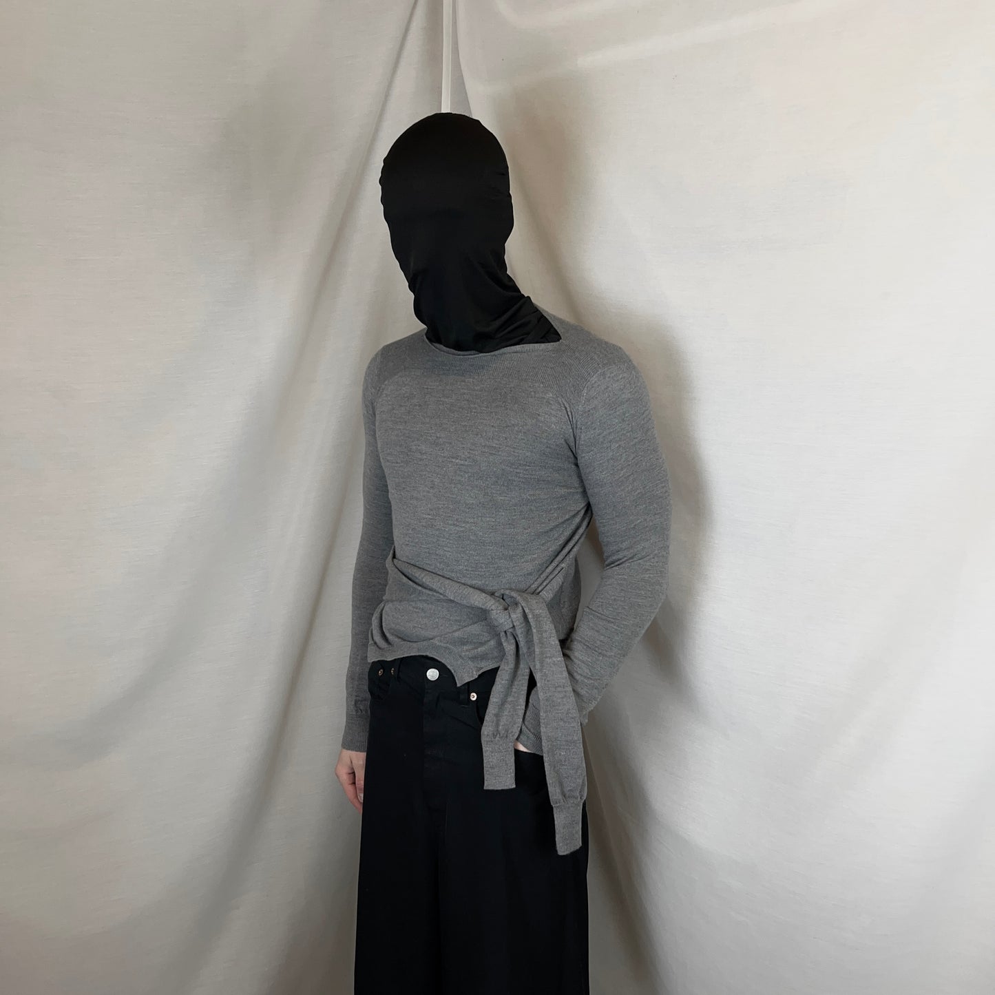 MM6 Maison Margiela Deconstructed Double Sleeve Sweater - AW20