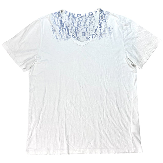 Maison Martin Margiela Aids Awareness V-Neck T-Shirt - SS14