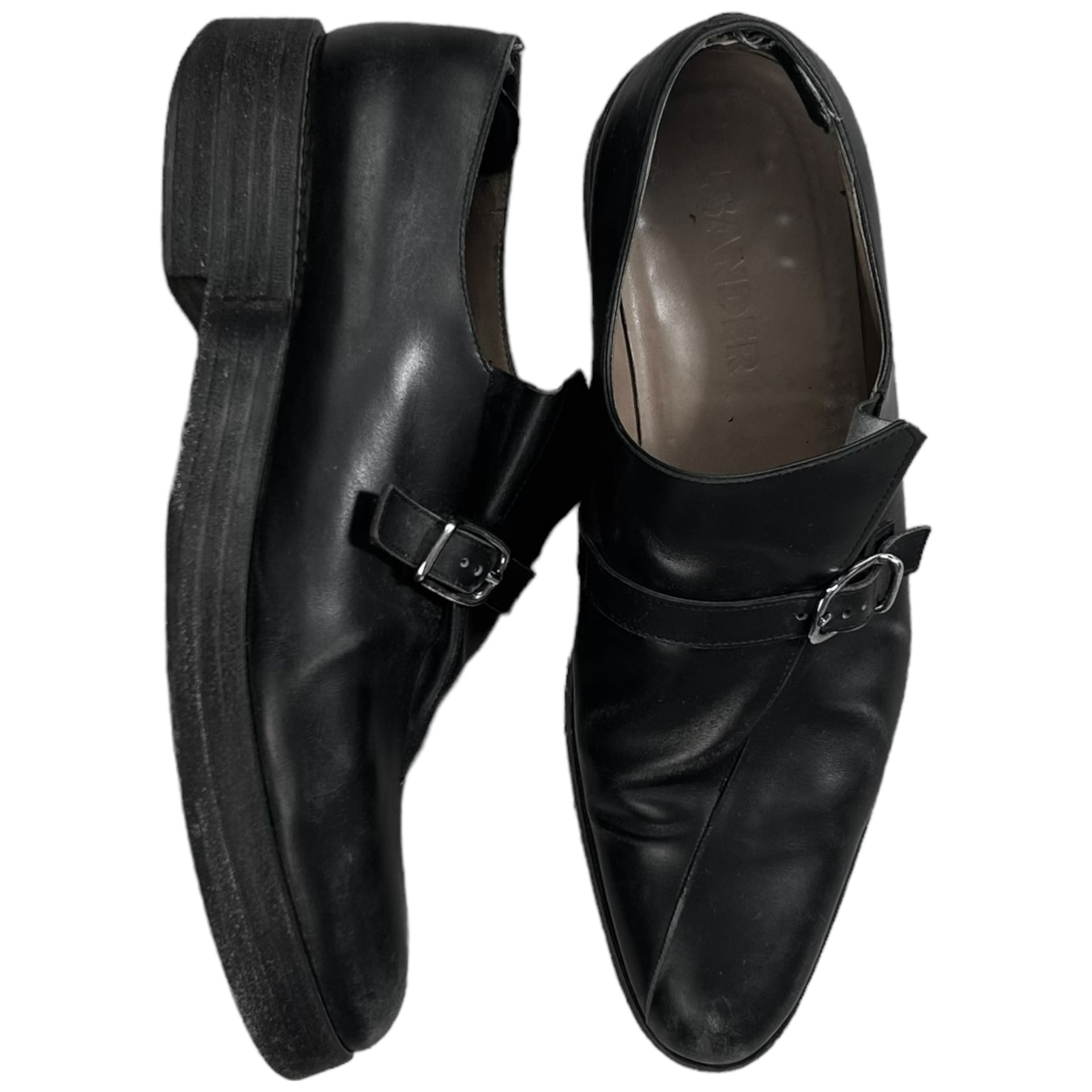 JIL SANDER / Four Belt Platform Derbies