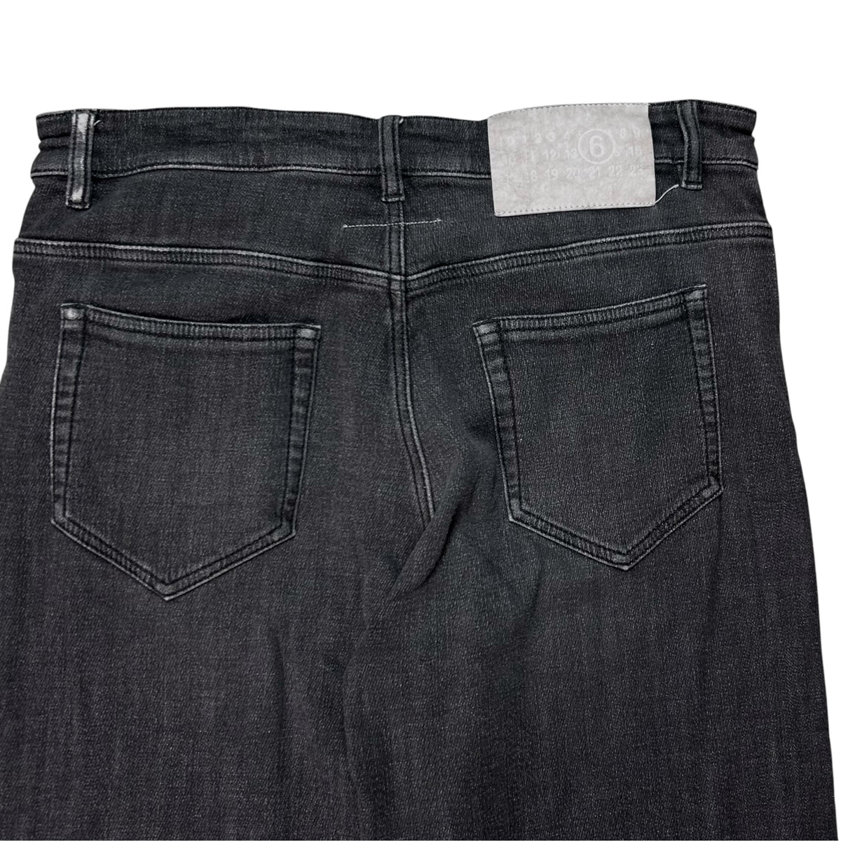 MM6 Maison Margiela Flared Destroyed Jeans - SS23