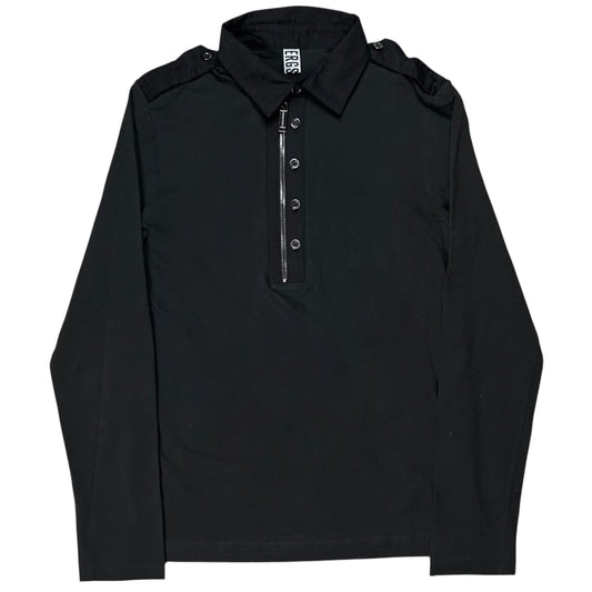 Dirk Bikkembergs Half Zip Military Button Top - AW10
