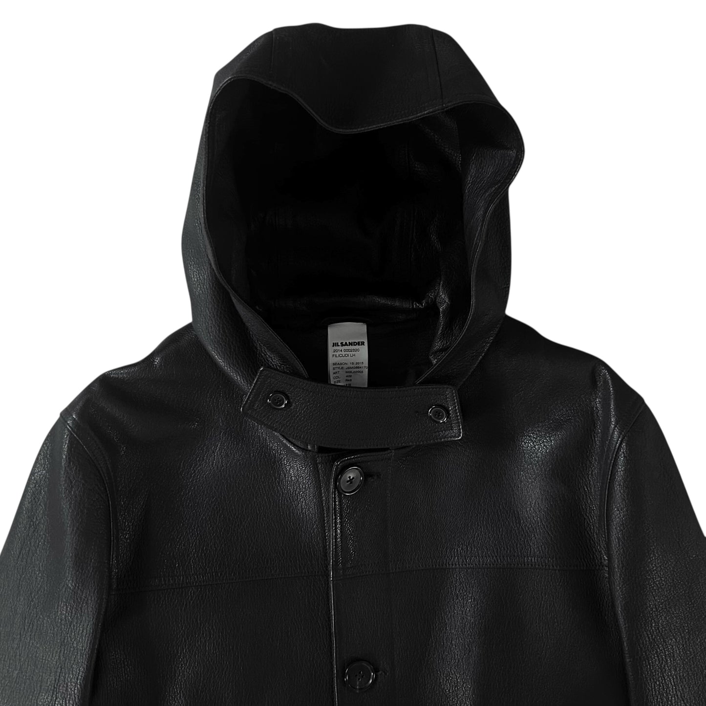Jil Sander Multi Strap Leather Parka - AW14