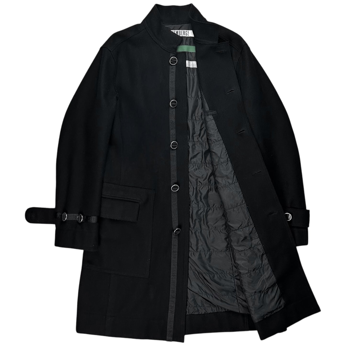 Dirk Bikkembergs Sleeve Belted Wool Coat