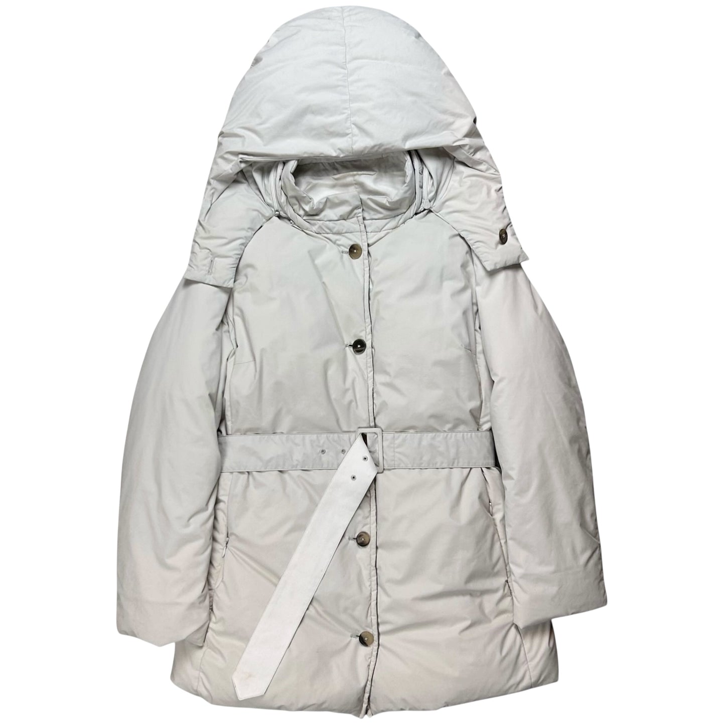 Jil Sander Belted Zip Hood Down Parka - AW10