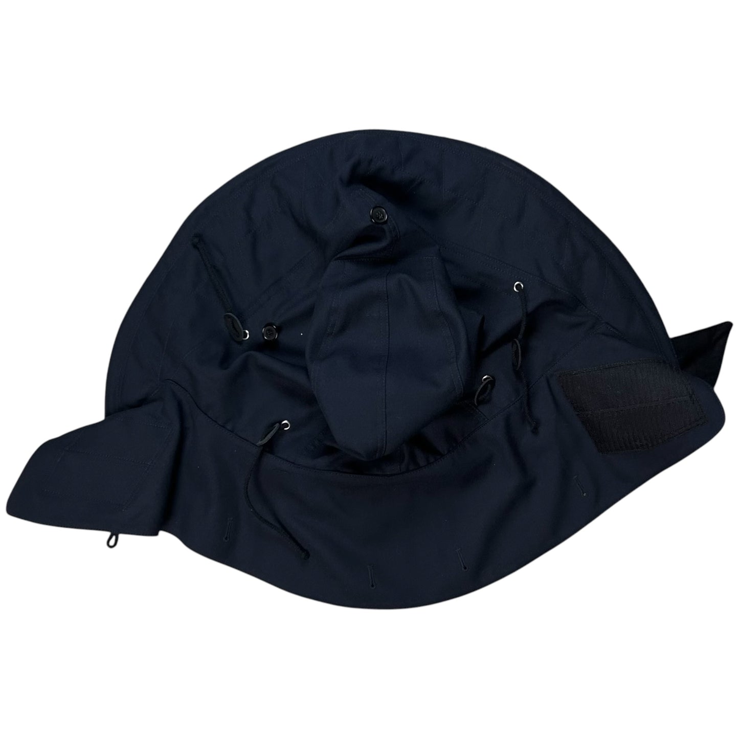 Comme des Garcons Shirt Velcro Faux Fur Hood - AW22