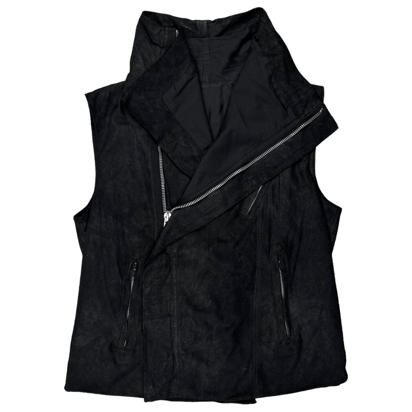 Rick Owens Naska Blistered Lamb Leather Vest - SS12