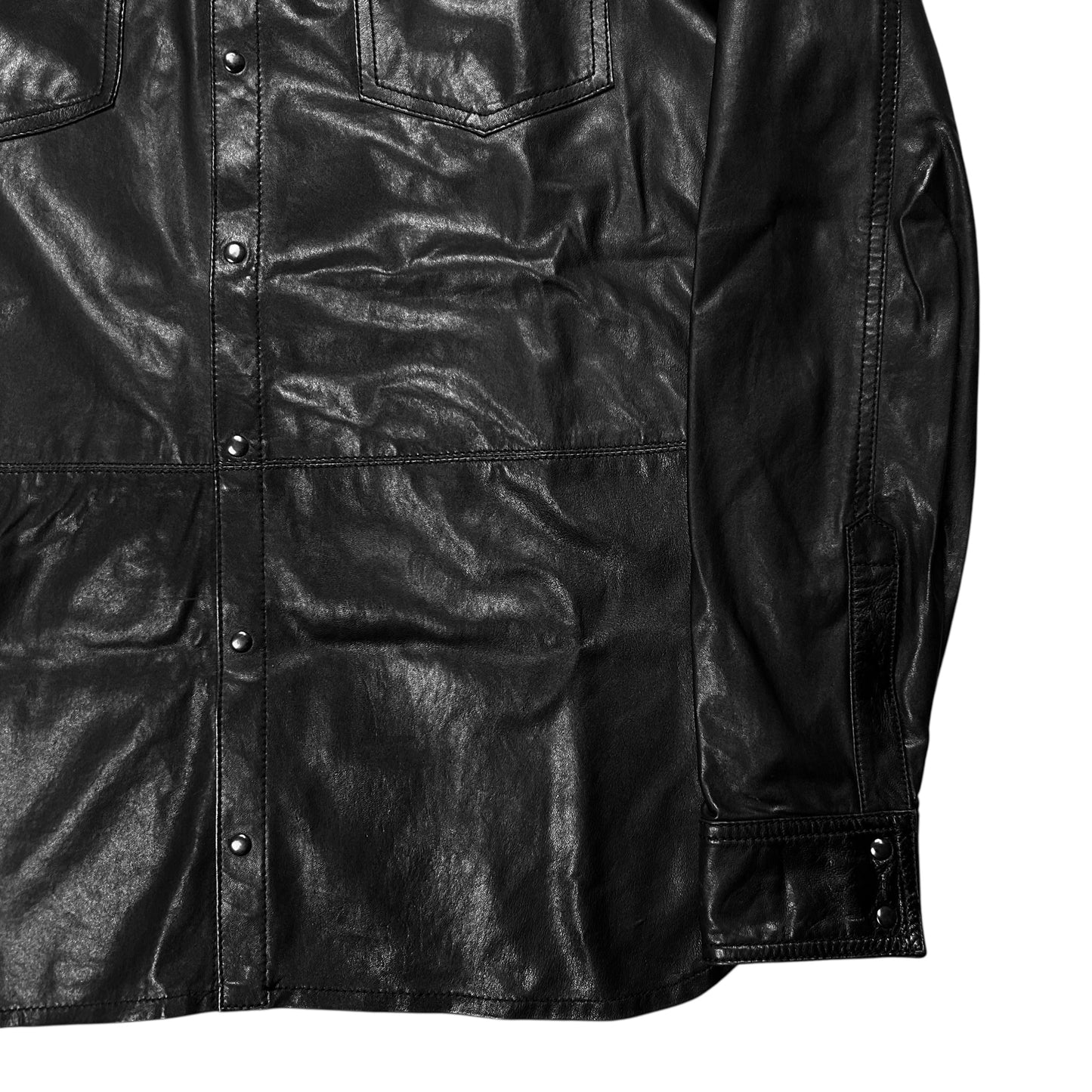 Balmain by Olivier Rousteing Leather Shirt - SS13