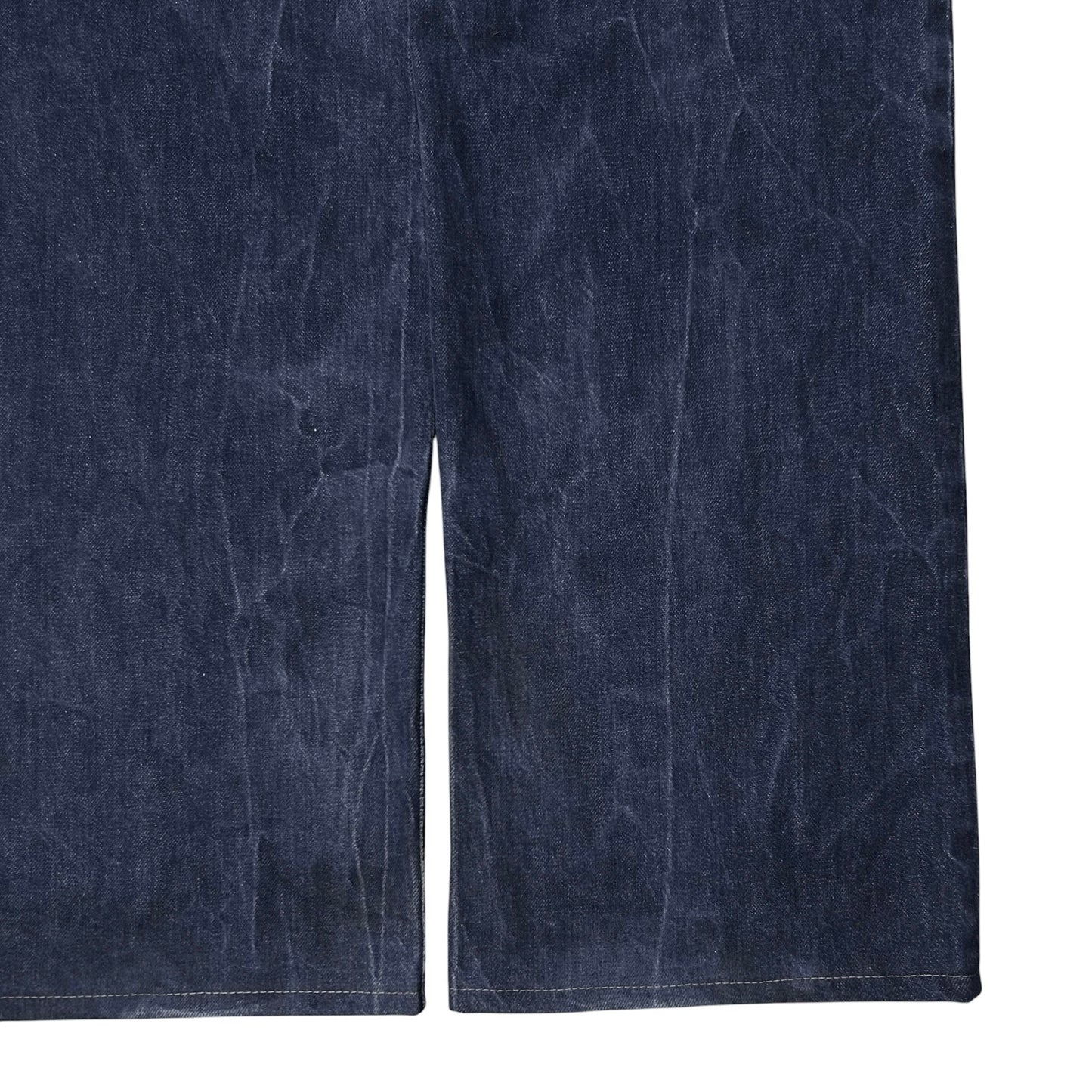 Balmain by Olivier Rousteing Wide Dual Waist Zip Jeans - AW18