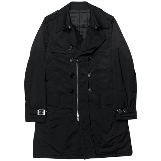 Dirk Bikkembergs Strapped Zip Trenchcoat