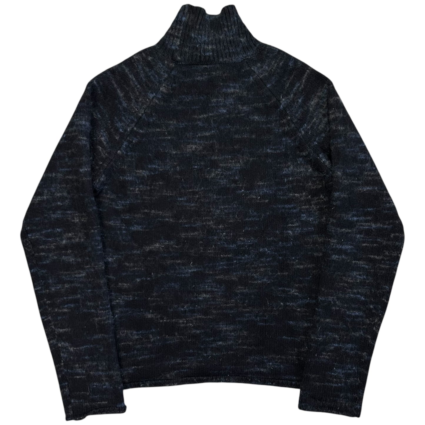 Jil Sander Tarnished Mockneck Knit Sweater - AW08