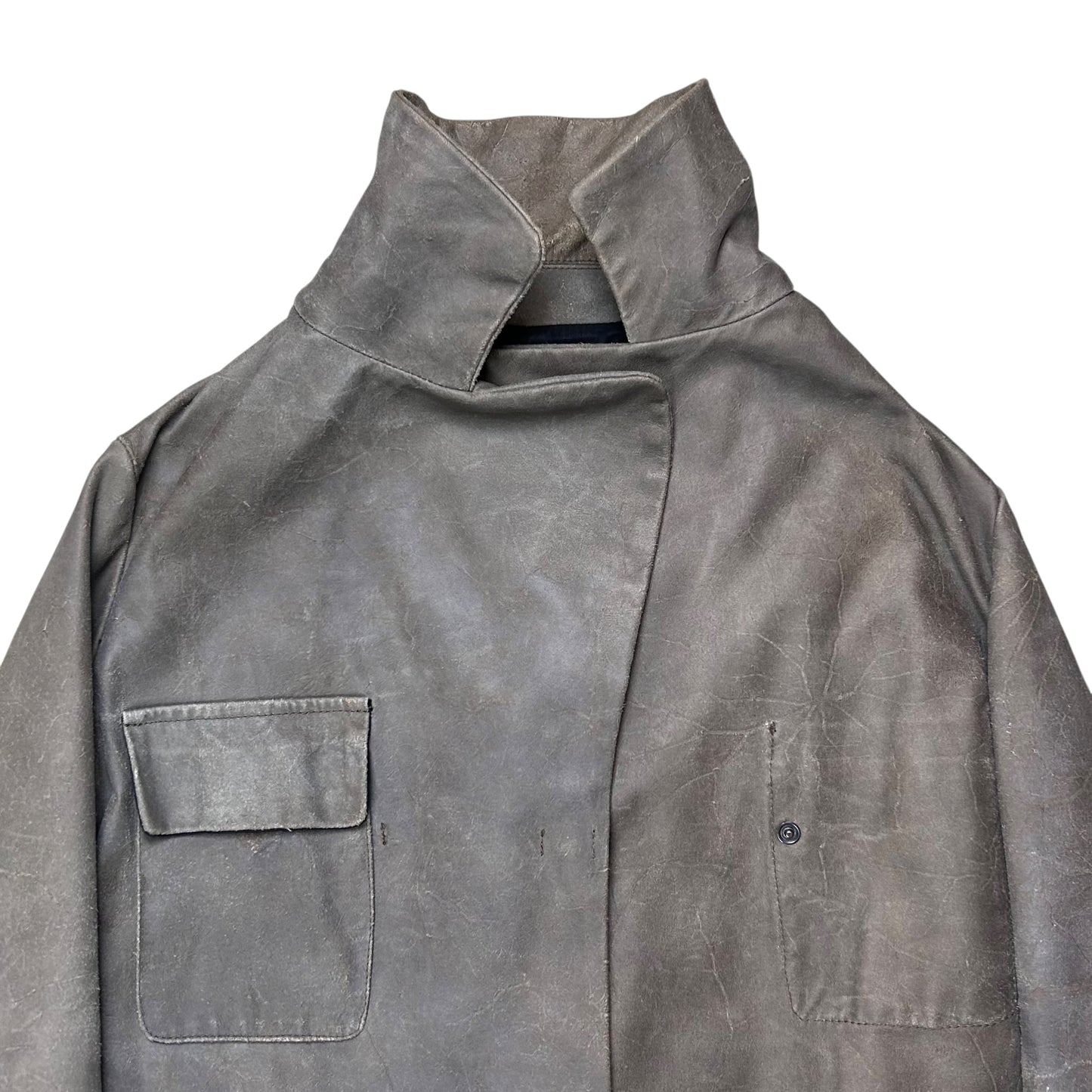 Maison Martin Margiela Leather Work Coat - AW03