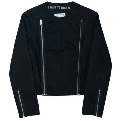 Maison Martin Margiela Collarless Multi Zip Jacket - SS03