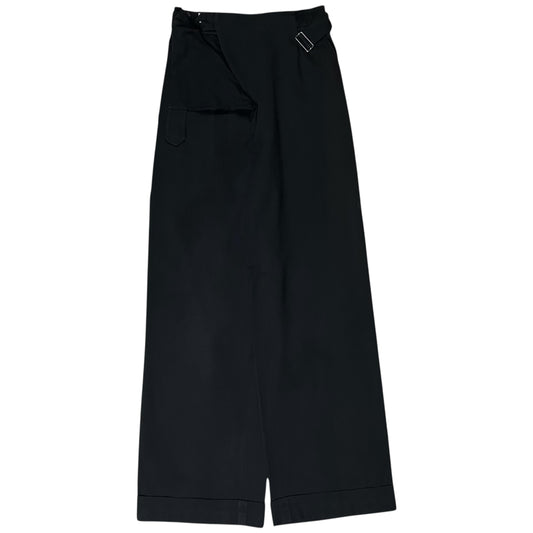 Dries Van Noten Asymmetric Wrap Belt Trousers