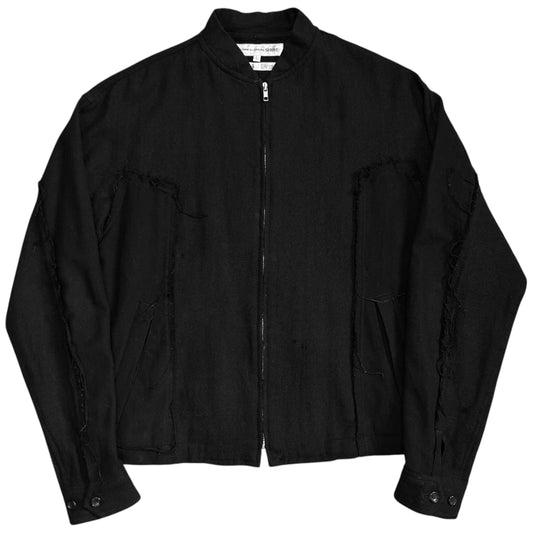 Comme des Garçons Shirt Distressed Reinforcement Bomber Jacket - AW16
