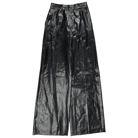 MM6 Maison Margiela Dyed Leather Look Pants - AW22