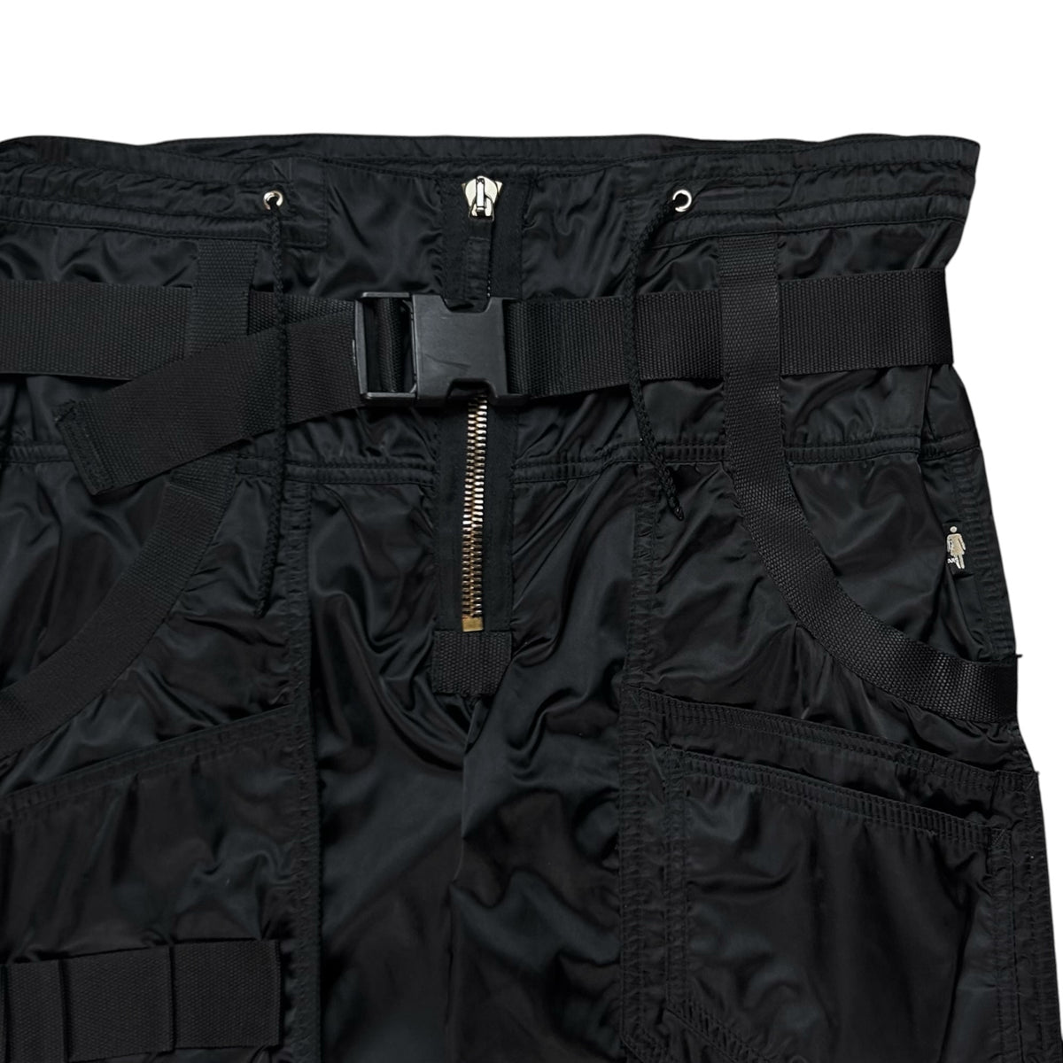 Jean Paul Gaultier Wide Parachute Bondage Nylon Pants - AW03