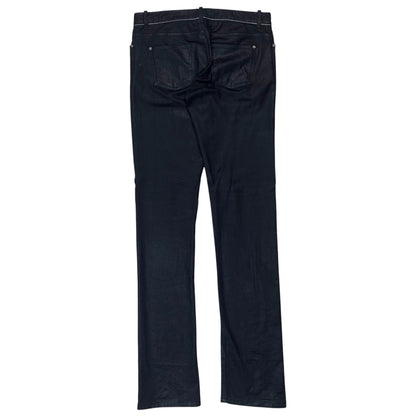 Balenciaga Waist Trimmed Waxed Jeans - SS13