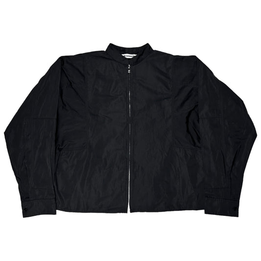 Jil Sander Cropped Pleated Back Bomber Jacket - SS17