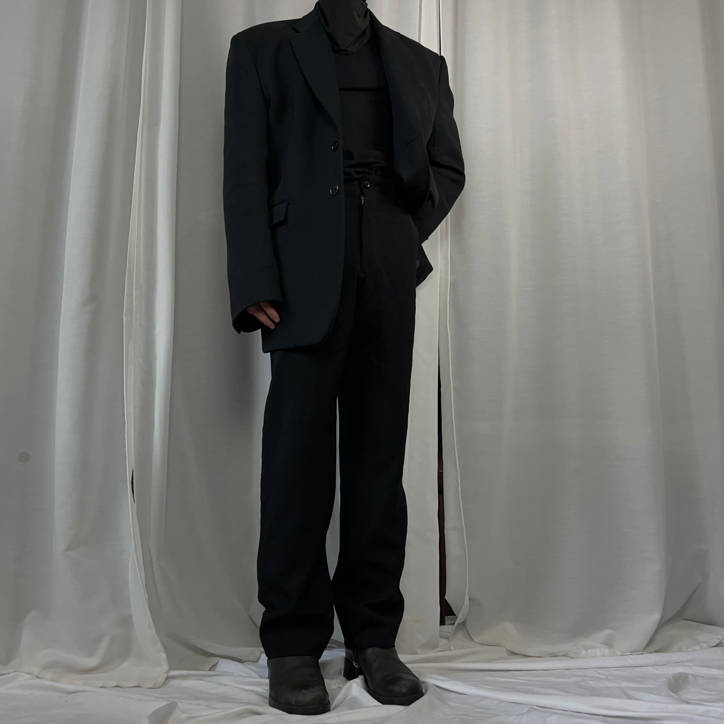Yohji Yamamoto Pour Homme Straight Runway Wool Trousers - AW05