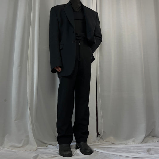 Yohji Yamamoto Pour Homme Straight Runway Wool Trousers - AW05