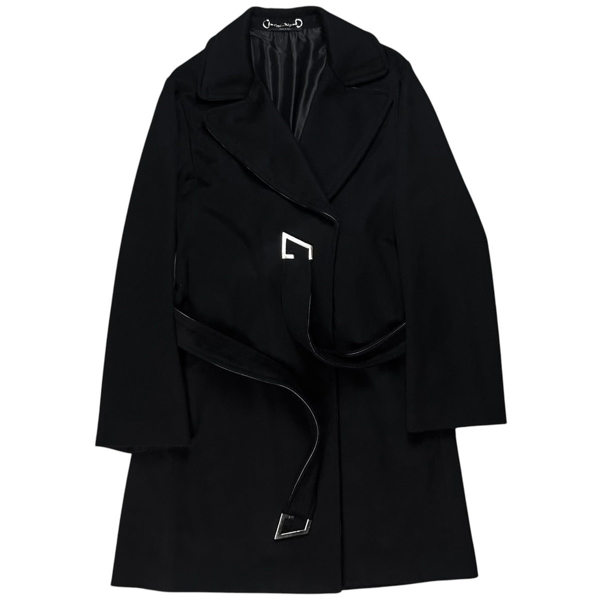 Gucci by Frida Giannini Leather Trimmed G-Belt Coat - AW10