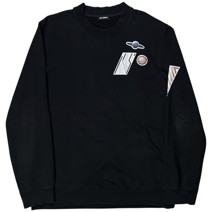 Raf Simons Space Print Side Zip Sweater - AW14
