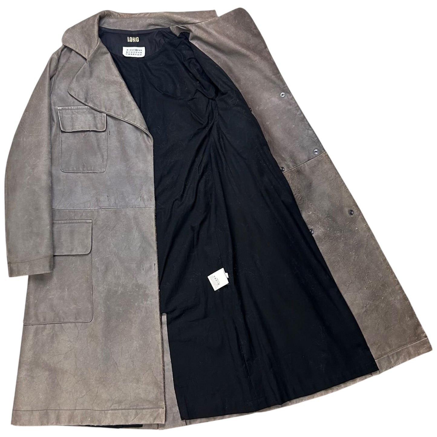 Maison Martin Margiela Leather Work Coat - AW03