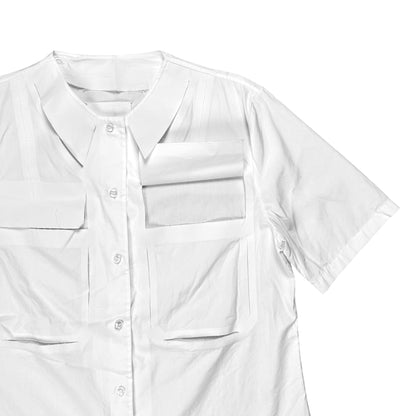 Maison Margiela Cut Out Short Sleeve Shirt - SS19