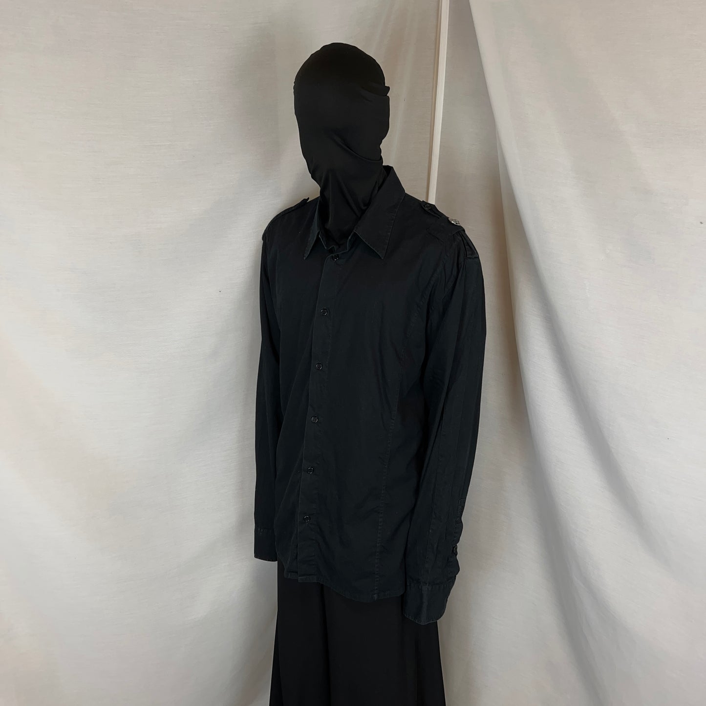 Dirk Bikkembergs Military Metal Epaulettes Shirt - AW07