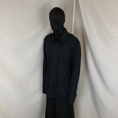 Dirk Bikkembergs Military Metal Epaulettes Shirt - AW07