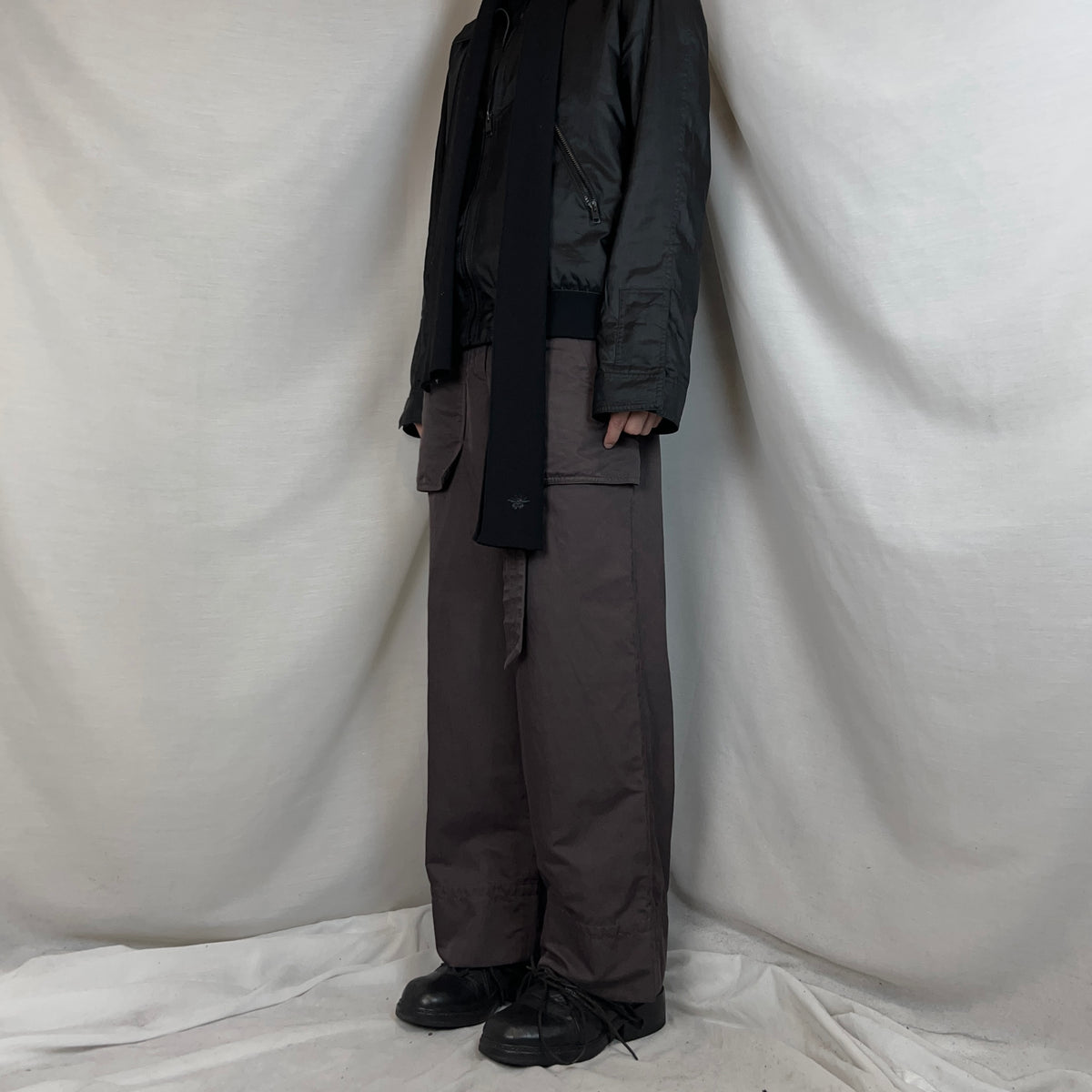 Dries Van Noten Belted Front Flap Trousers - AW19