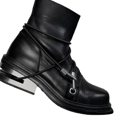 Dirk Bikkembergs Metal Heel Bungee Cord Boots - AW96